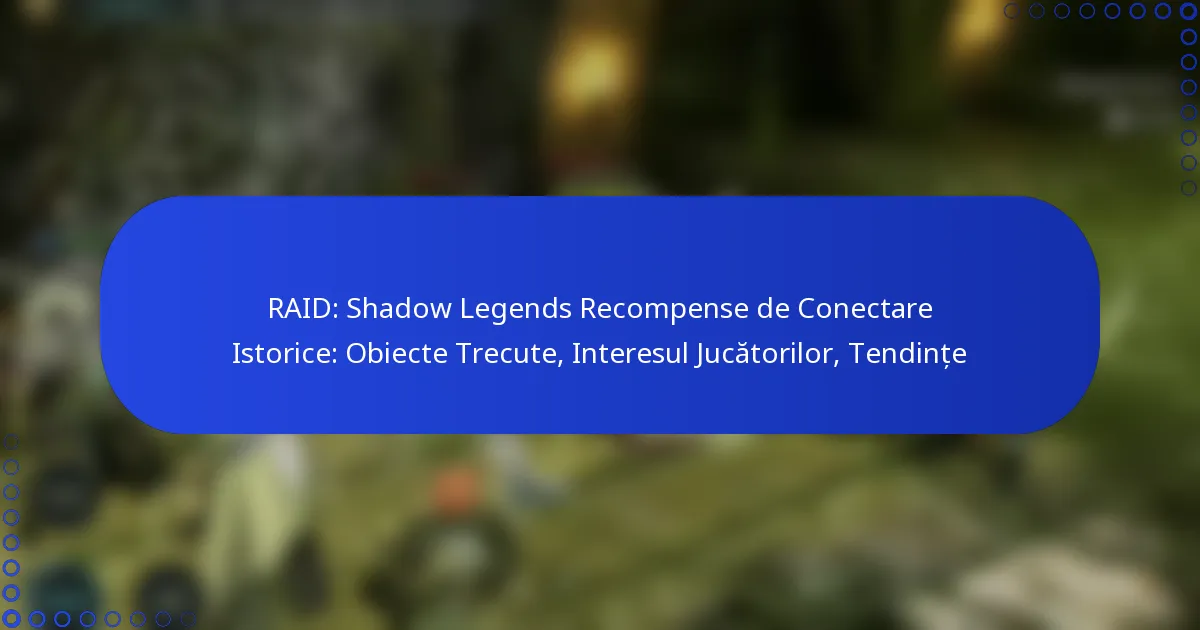 RAID: Shadow Legends Recompense de Conectare Istorice: Obiecte Trecute, Interesul Jucătorilor, Tendințe